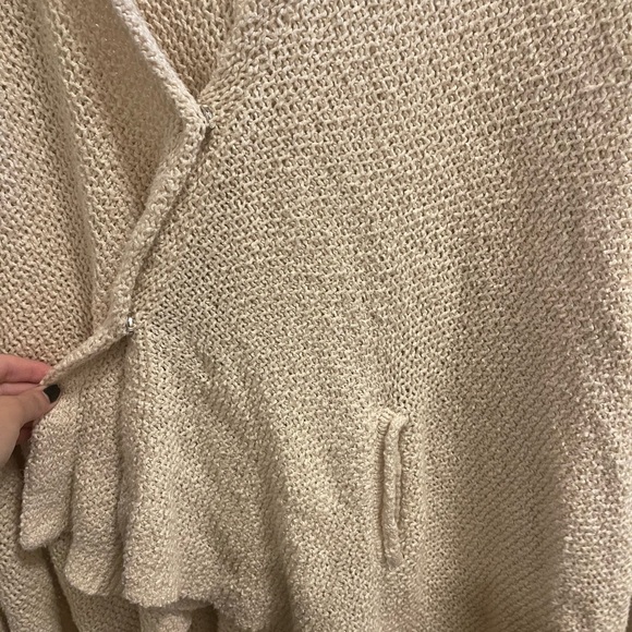 Free People Shark Bite Hem Cardigan - Picture 6 of 8